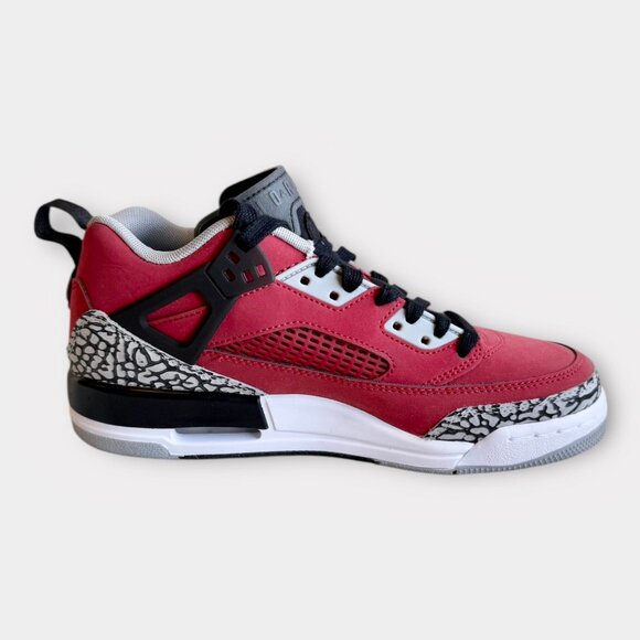 New! Nike Jordan Spizike Low Red/Black/Wolf Grey Women's Sz 8 - Picture 4 of 11